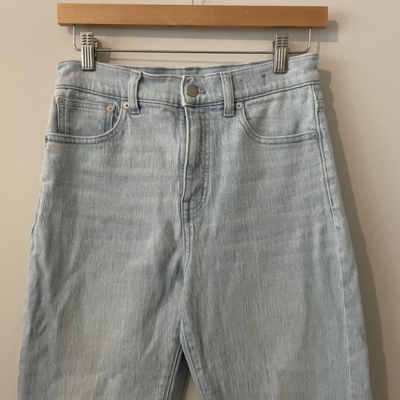 Madewell Light Blue Straight Leg Jeans - Picture 7 of 9